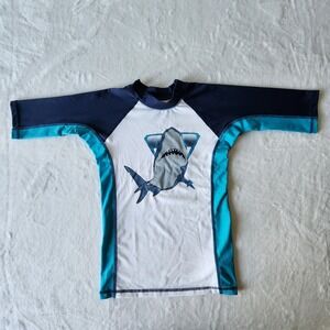 Childrens Place Rash Guard Kids L‎ 10-12 Boys Swim Top UV Protection Long Sleeve